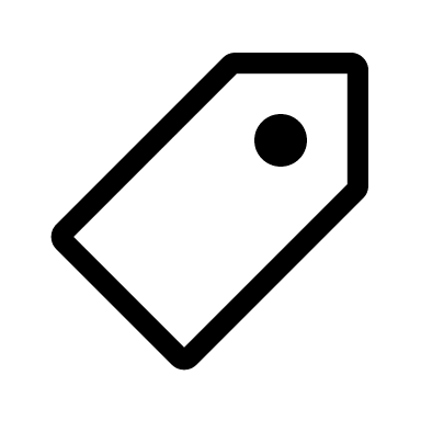 Outlined Tag Label Free Open-Source SVG Icon (WeUI Icon)