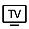 Outlined Television Set Free Open-Source SVG Icon