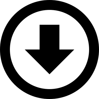 Downward Arrow (Outline) Free Open-Source SVG Icon (Zondicons)