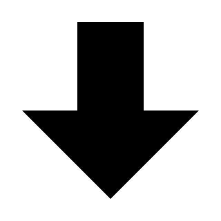 Thick Down Arrow (Zondicons) Free Open-Source SVG Icon (Zondicons)