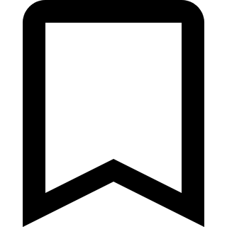 Bookmark (Outline) Free Open-Source SVG Icon (Zondicons)