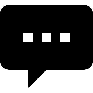 Chat Bubble with Dots (Zondicons) Free Open-Source SVG Icon (Zondicons)