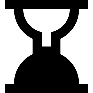 Hourglass Timer Free Open-Source SVG Icon (Zondicons)