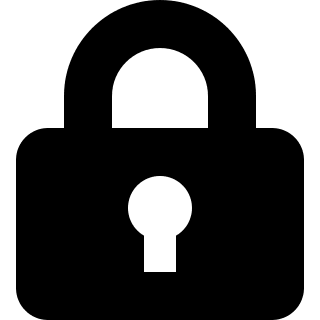 Closed Lock (Zondicons) Free Open-Source SVG Icon (Zondicons)