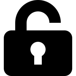 Open Lock (Zondicons) Free Open-Source SVG Icon (Zondicons)