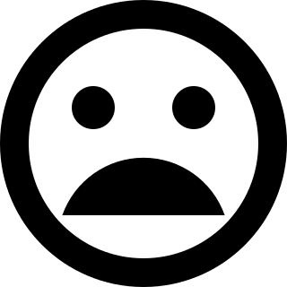 Sad Mood Expression (Outline) Free Open-Source SVG Icon (Zondicons)