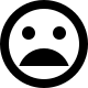 Sad Mood Expression (Outline) Free Open-Source SVG Icon